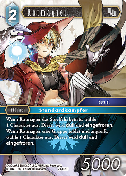 Final Fantasy Opus 21-021 C Rotmagier Eis