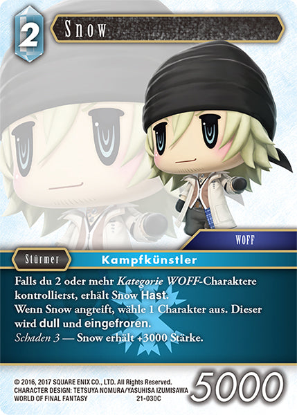 Final Fantasy Opus 21-030 C Snow Eis