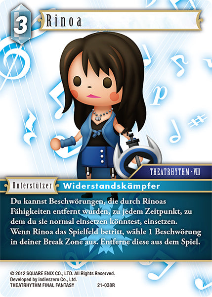 Final Fantasy Opus 21-038 R Rinoa Eis