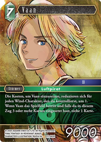 Final Fantasy Opus 21-042 H Vaan Wind