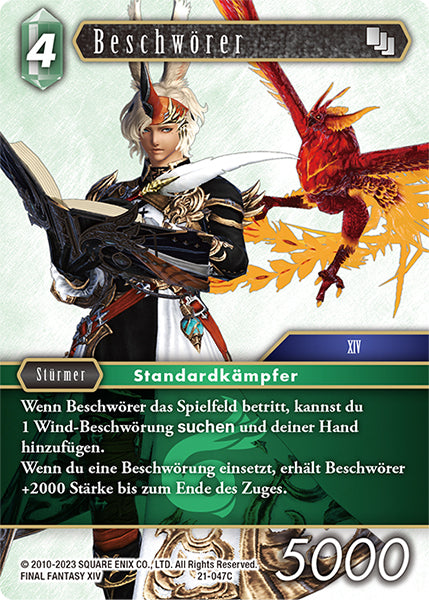 Final Fantasy Opus 21-047 C Beschwörer Wind