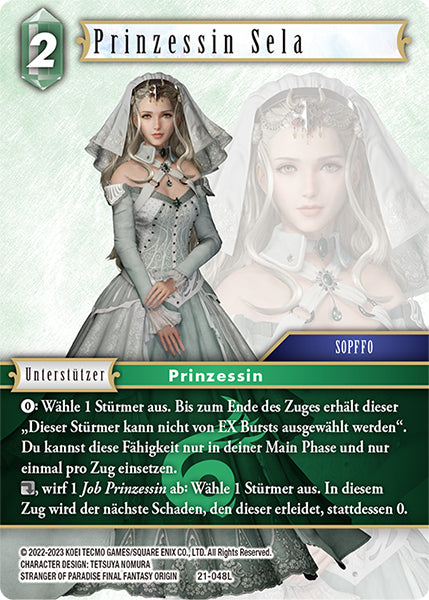 Final Fantasy Opus 21-048 L Prinzessin Sela Wind
