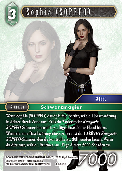 Final Fantasy Opus 21-050 H Sophia (SOPFFO) Wind
