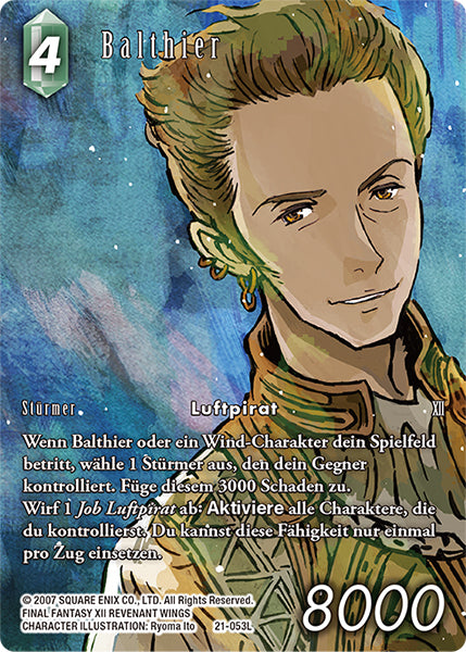 Final Fantasy Opus 21-053 L Balthier Wind