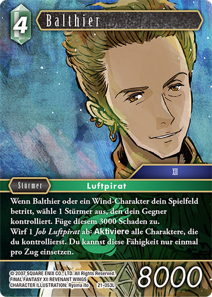 Final Fantasy Opus 21-053 L Balthier Wind