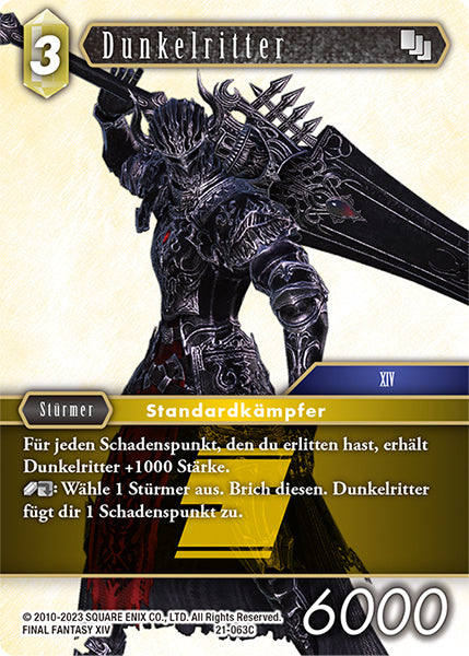 Final Fantasy Opus 21-063 C Dunkelritter Erde