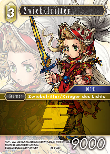 Final Fantasy Opus 21-065 R Zwiebelritter Erde