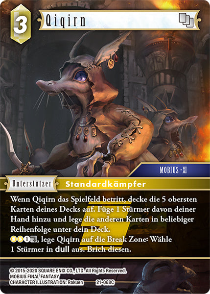Final Fantasy Opus 21-068 C Qiqirn Erde