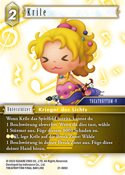 Final Fantasy Opus 21-069 C Krile Erde