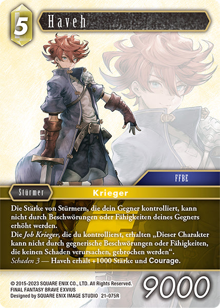 Final Fantasy Opus 21-075 R Haveh Erde