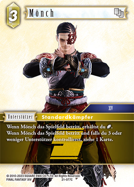 Final Fantasy Opus 21-077 C Mönch Erde