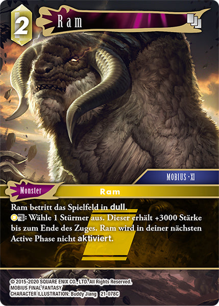 Final Fantasy Opus 21-078 C Ram Erde