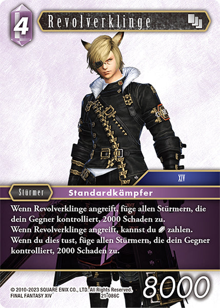 Final Fantasy Opus 21-086 C Revolverklinge Blitz