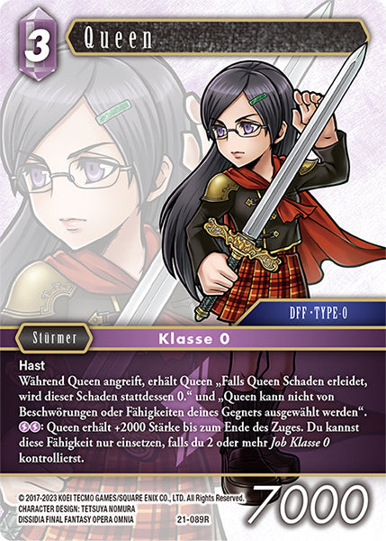 Final Fantasy Opus 21-089 R Queen Blitz