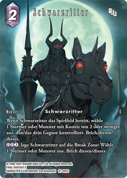 Final Fantasy Opus 21-091 C Schwarzritter Blitz