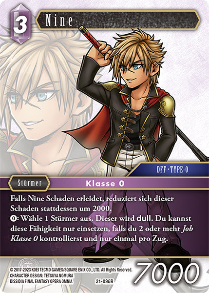 Final Fantasy Opus 21-096 R Nine Blitz