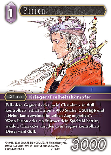 Final Fantasy Opus 21-099 H Firion Blitz