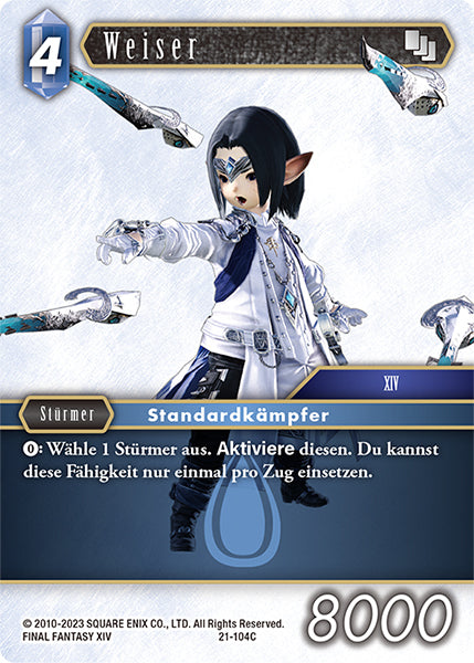 Final Fantasy Opus 21-104 C Weiser Wasser