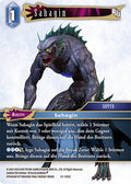 Final Fantasy Opus 21-105 C Sahagin Wasser