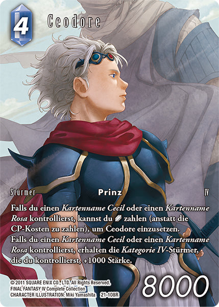 Final Fantasy Opus 21-108 R Ceodore Wasser