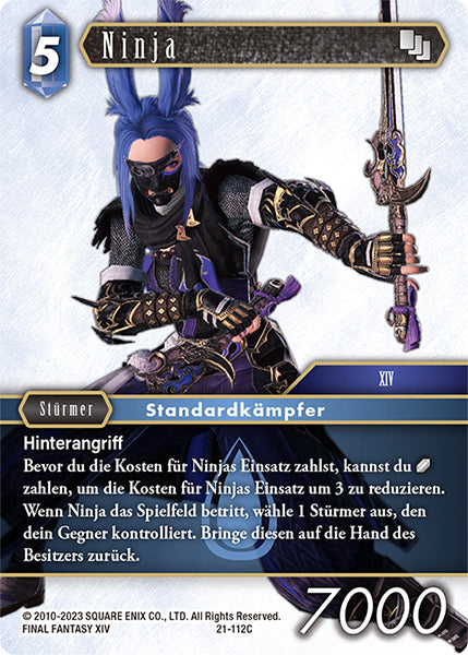 Final Fantasy Opus 21-112 C Ninja Wasser