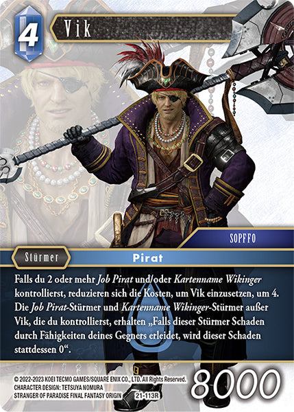 Final Fantasy Opus 21-113 R Vik Wasser
