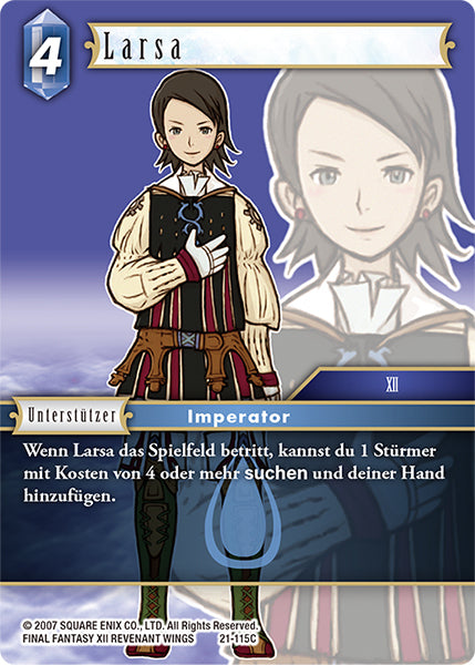 Final Fantasy Opus 21-115 C Larsa Wasser