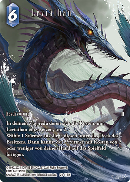 Final Fantasy Opus 21-116 H Leviathan Wasser