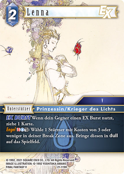 Final Fantasy Opus 21-119 H Lenna Wasser