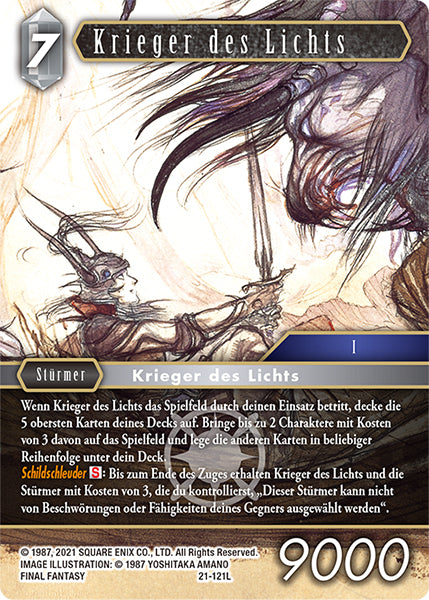 Final Fantasy Opus 21-121 L Krieger des Lichts Licht