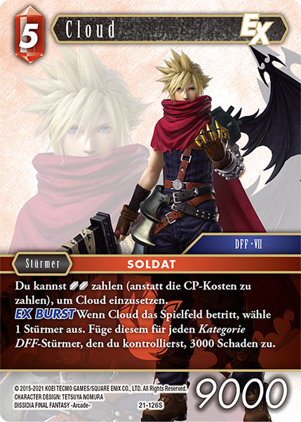 Final Fantasy Opus 21-126 S Cloud Feuer