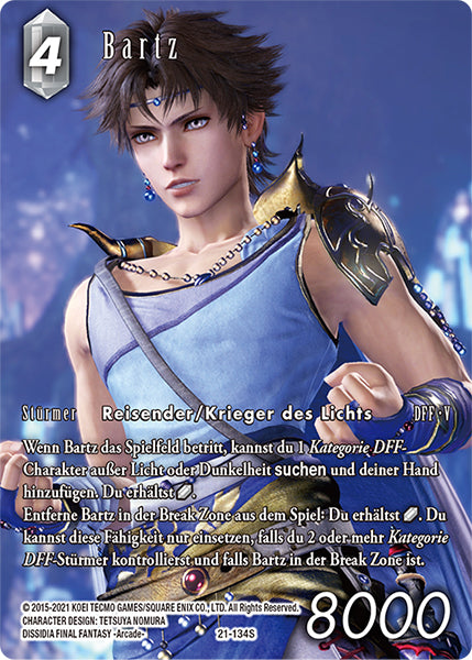 Final Fantasy Opus 21-134 S Bartz Licht