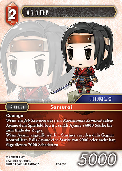 Final Fantasy Opus 22-003 R Ayame Feuer