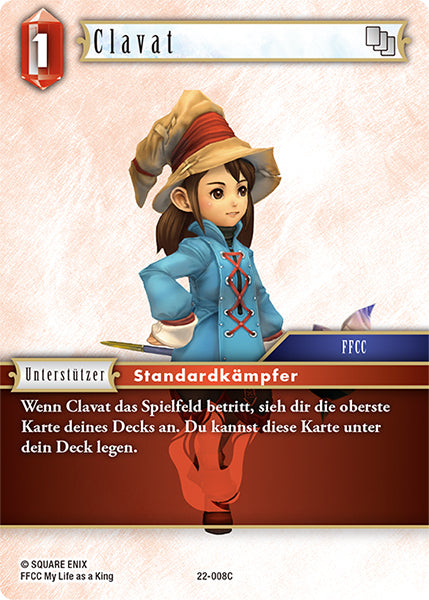 Final Fantasy Opus 22-008 C Clavat Feuer