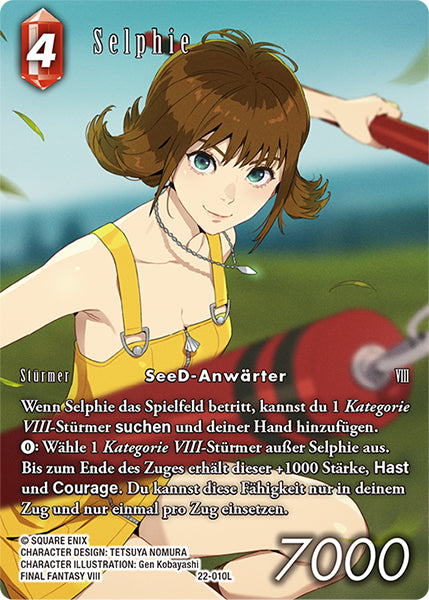 Final Fantasy Opus 22-010 L Selphie Feuer