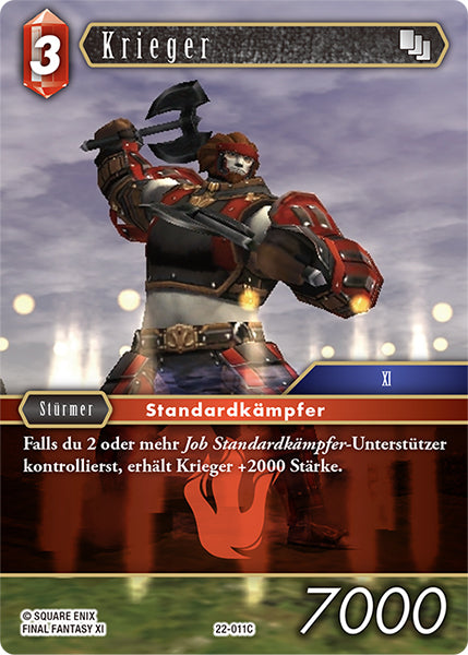 Final Fantasy Opus 22-011 C Krieger Feuer