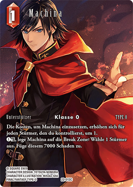 Final Fantasy Opus 22-013 C Machina Feuer