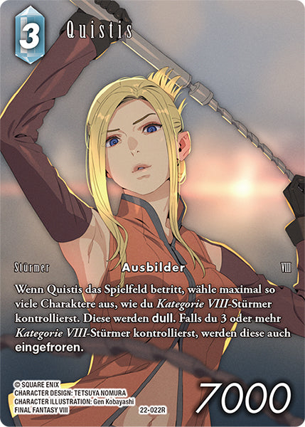 Final Fantasy Opus 22-022 R Quistis Eis