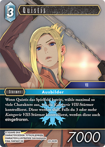 Final Fantasy Opus 22-022 R Quistis Eis