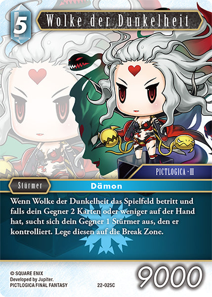 Final Fantasy Opus 22-025 C Wolke der Dunkelheit Eis