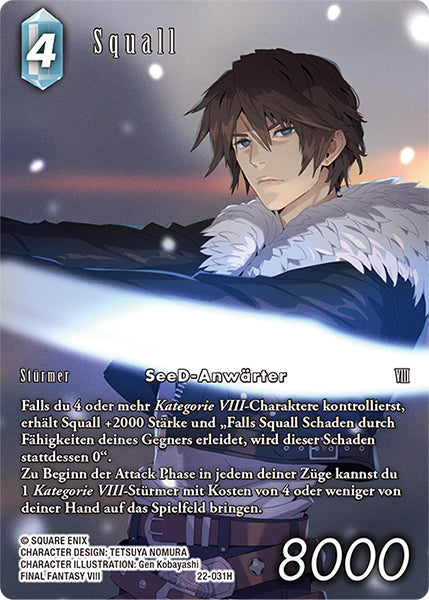 Final Fantasy Opus 22-031 H Squall Eis