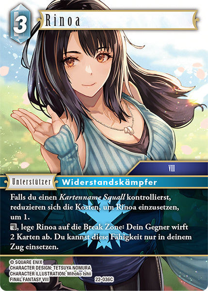 Final Fantasy Opus 22-036 C Rinoa Eis