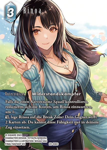Final Fantasy Opus 22-036 C Rinoa Eis