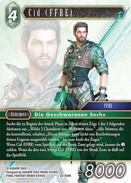 Final Fantasy Opus 22-044 R Cid (FFBE) Wind