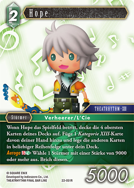 Final Fantasy Opus 22-051 R Hope Wind