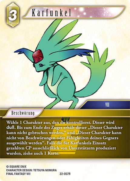 Final Fantasy Opus 22-057 R Karfunkel Erde