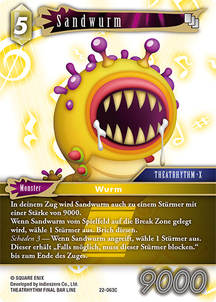 Final Fantasy Opus 22-063 C Sandwurm Erde