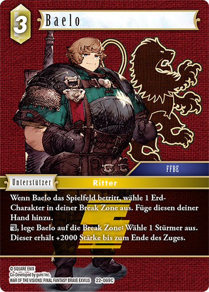 Final Fantasy Opus 22-069 C Baelo Erde