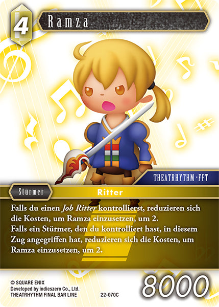 Final Fantasy Opus 22-070 C Ramza Erde