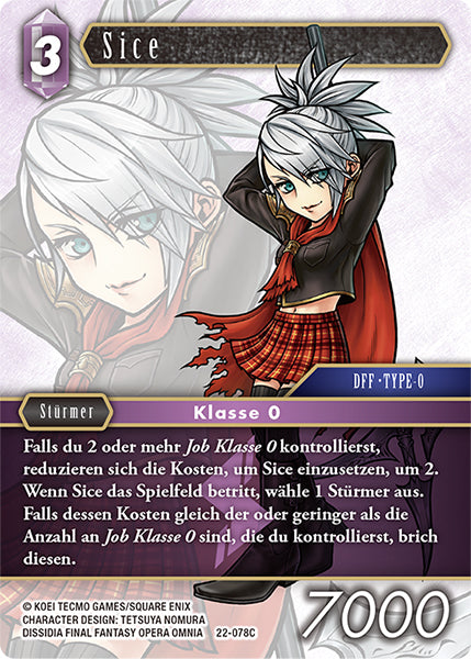 Final Fantasy Opus 22-078 C Sice Blitz